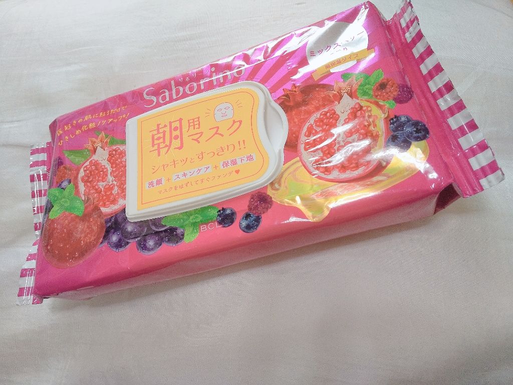 目ざまシート 完熟果実の高保湿タイプ/サボリーノ/シートマスク・パックを使ったクチコミ（1枚目）