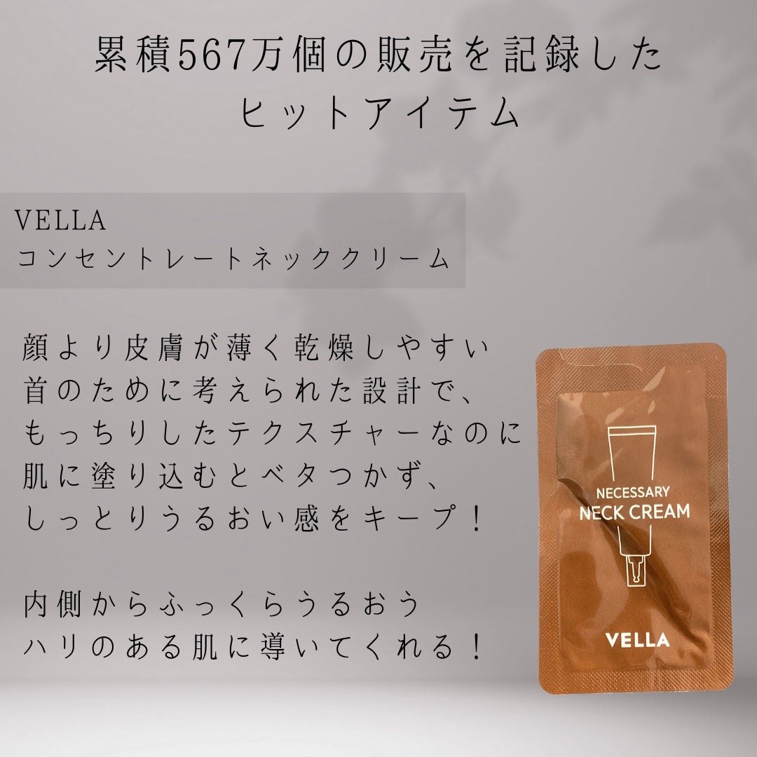 コンセントレートネッククリーム/VELLA/ネック・デコルテケアを使ったクチコミ(2枚目)