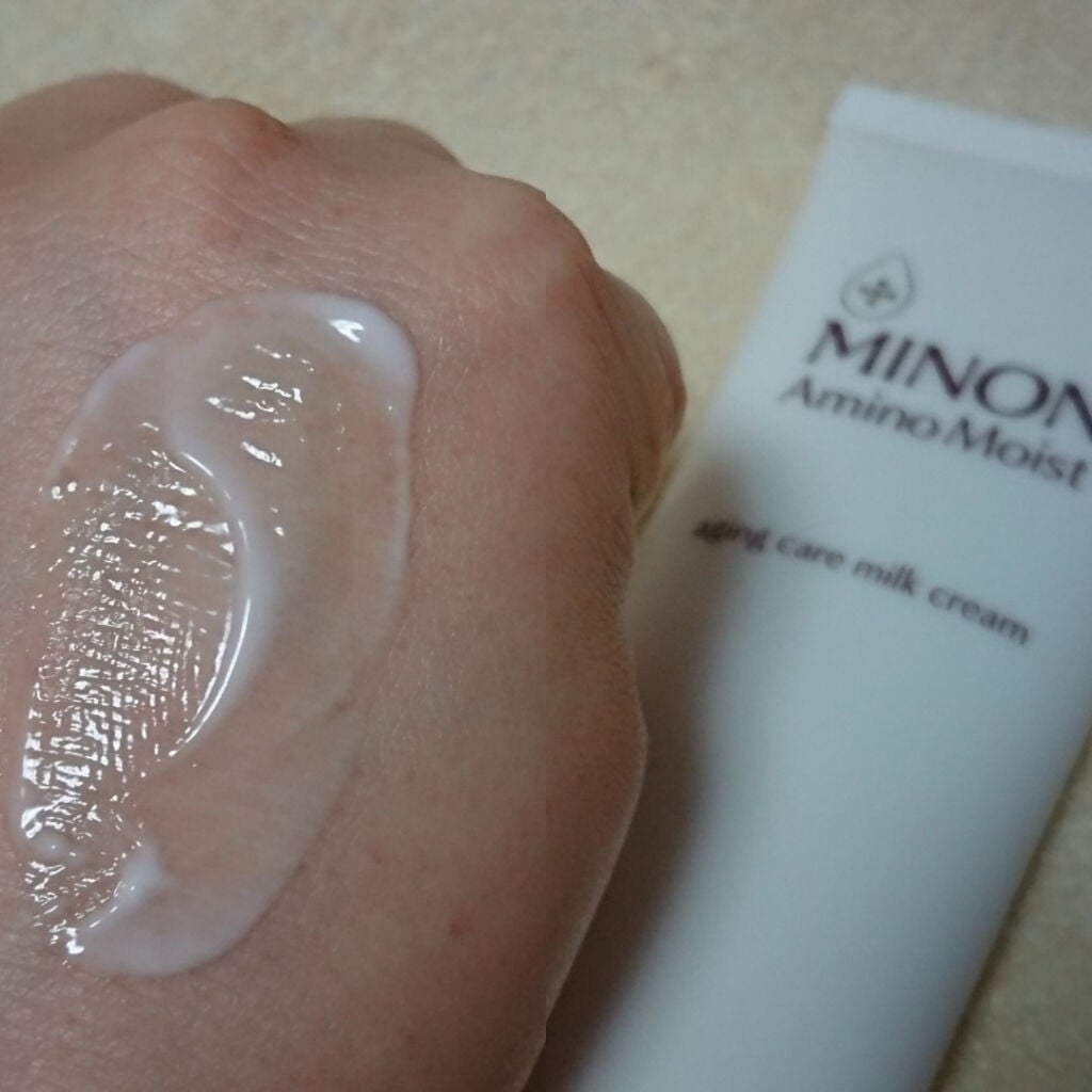 アミノモイスト エイジングケア ミルククリーム/ミノン/フェイスクリームを使ったクチコミ(3枚目)
