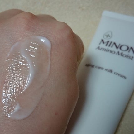 アミノモイスト エイジングケア ミルククリーム/ミノン/フェイスクリームを使ったクチコミ(3枚目)