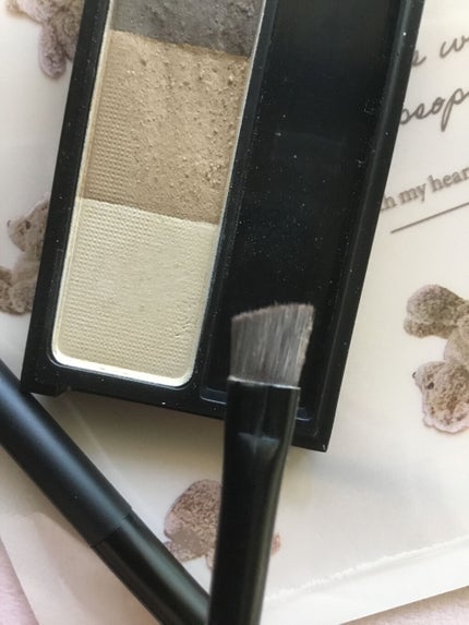 UR GLAM DUO EYEBROW BRUSH B(デュオアイブロウブラシB)/U R GLAM/メイクブラシを使ったクチコミ(3枚目)
