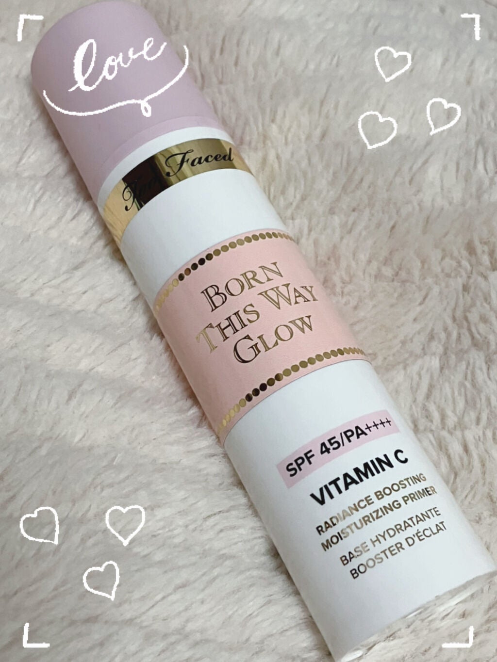 ボーン ディス ウェイ グロウ モイスチュアライジング メイクアップ プライマー/Too Faced/化粧下地を使ったクチコミ(1枚目)