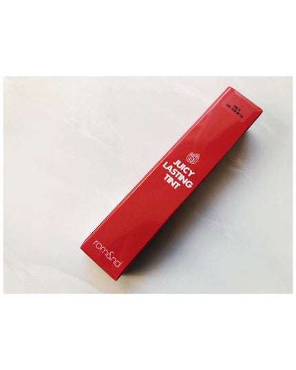 ジューシーラスティングティント/rom&nd/リップティントを使ったクチコミ(4枚目)