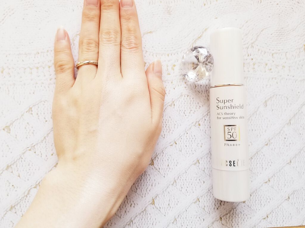 スーパーサンシールド  EX＜R＞/ACSEINE/日焼け止めクリームを使ったクチコミ（2枚目）