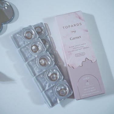 TOPARDS 1day ガーネット/TOPARDS/ワンデー（１DAY）カラコンの画像
