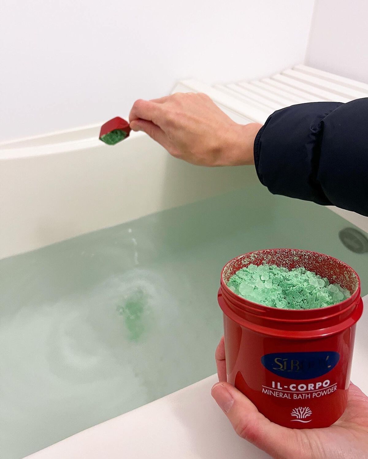 ミネラルバスパウダーオリジナル/イルコルポ/無機塩系入浴剤を使ったクチコミ(5枚目)