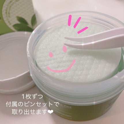 ティーツリーカーミングエッセンスパッド/MEDIHEAL/トナーパッドを使ったクチコミ(1枚目)