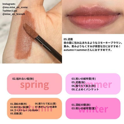 リップモンスター スフレマット/KATE/口紅を使ったクチコミ(4枚目)