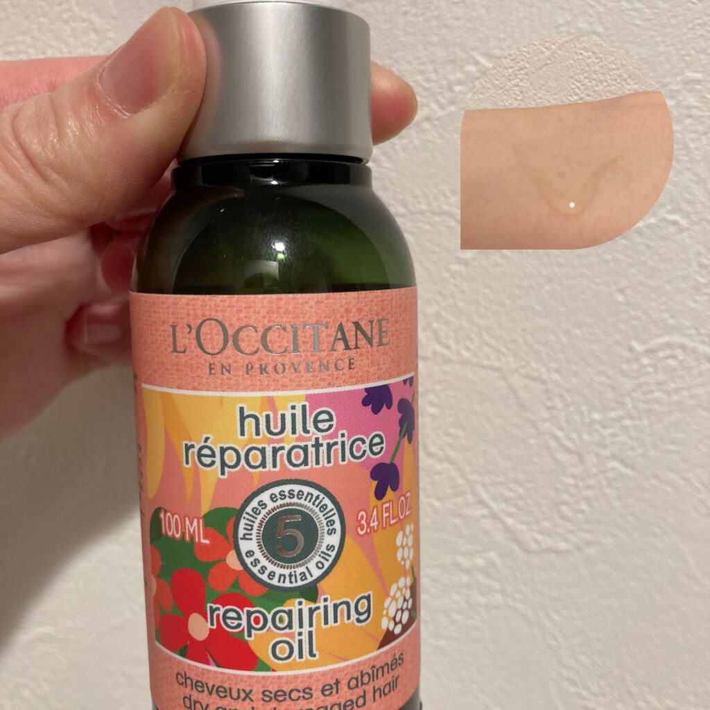 ファイブハーブス リペアリングヘアオイル/L'OCCITANE/ヘアオイルを使ったクチコミ（1枚目）
