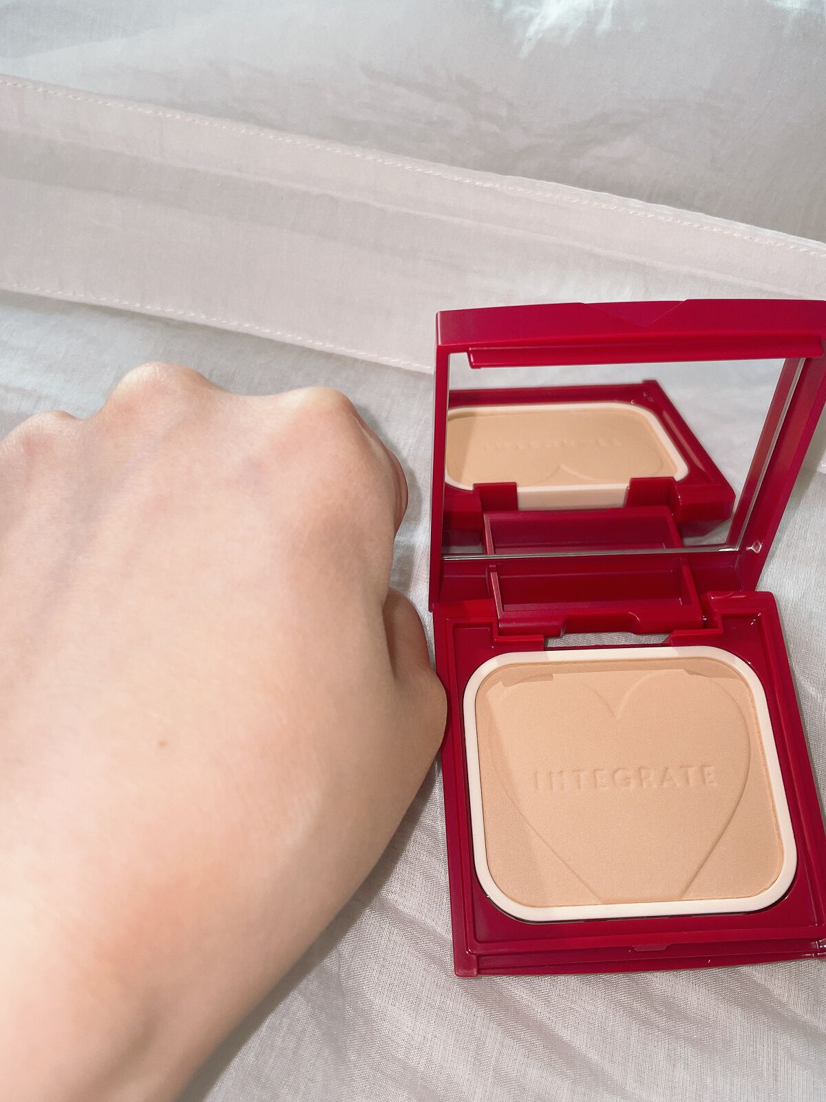 プロフィニッシュファンデーション/インテグレート/パウダーファンデーションを使ったクチコミ(7枚目)