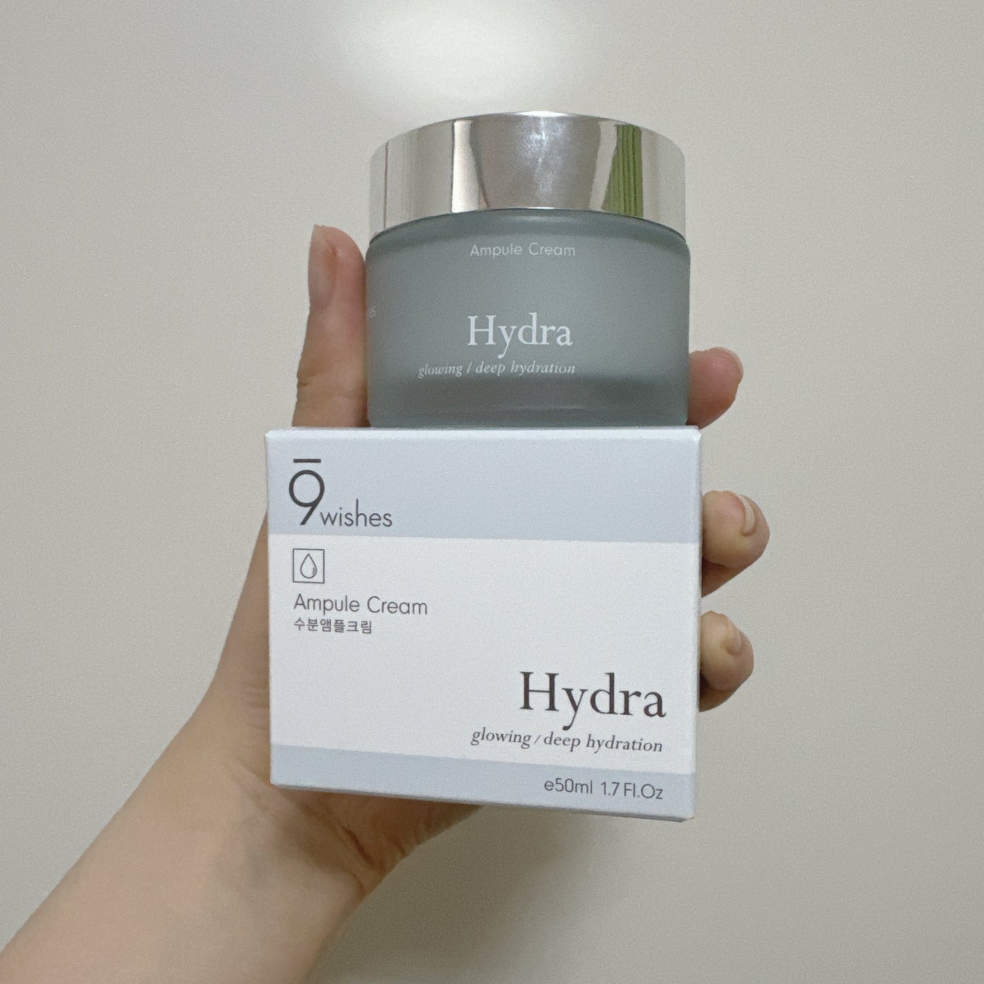 ハイドラアンプルクリーム/9Wishes/フェイスクリームを使ったクチコミ(1枚目)
