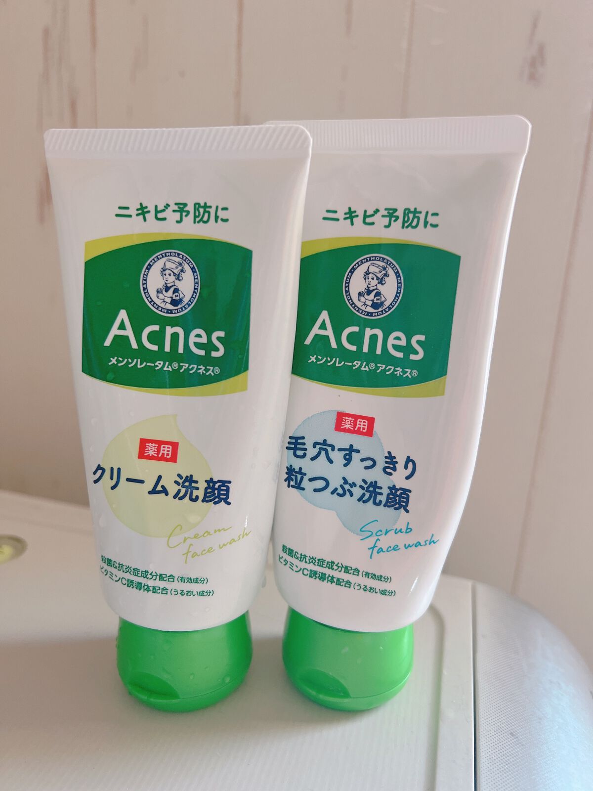 薬用毛穴すっきり粒つぶ洗顔/メンソレータム アクネス/洗顔フォームを使ったクチコミ(1枚目)