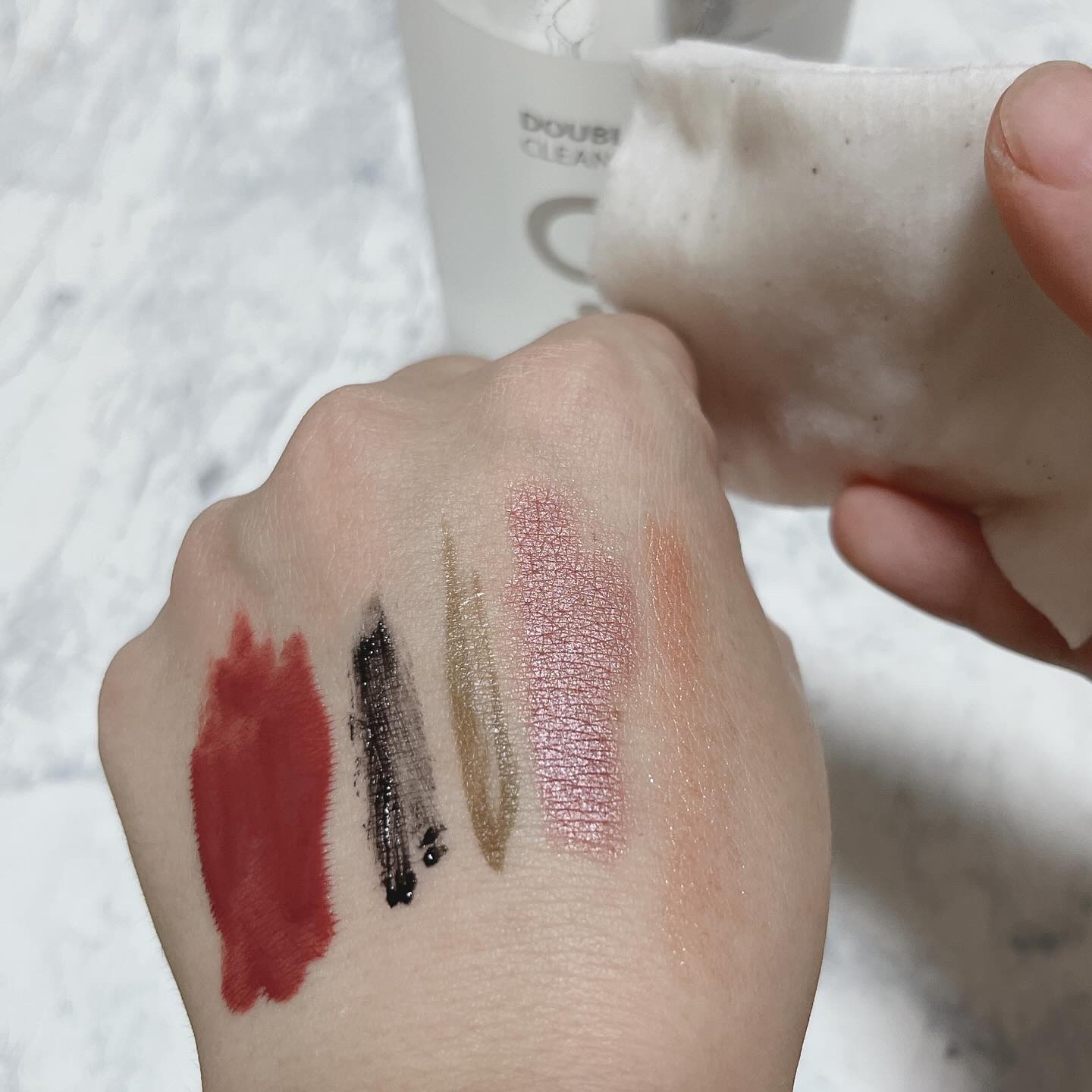 ダブルショットクレンジングウォーター/LUOKI/クレンジングウォーターを使ったクチコミ（3枚目）