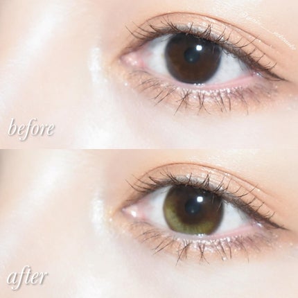 Glowy 1day/OLENS/ワンデー(1DAY)カラコンを使ったクチコミ(4枚目)