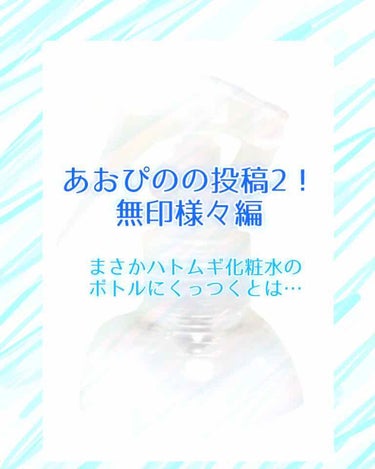 ハトムギ化粧水(ナチュリエ スキンコンディショナー R )/ナチュリエ/化粧水を使ったクチコミ（1枚目）