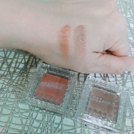 シングルカラーアイシャドウ/CEZANNE/単色アイシャドウを使ったクチコミ(1枚目)