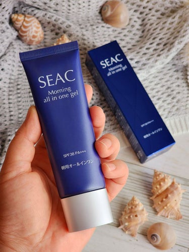 SEAC 朝用オールインワンゲルのクチコミ「seac(シーク)リニューアルほやほやの
｢朝用オールインワンゲル｣を使ってみました😊🎶
1本.....」（2枚目）