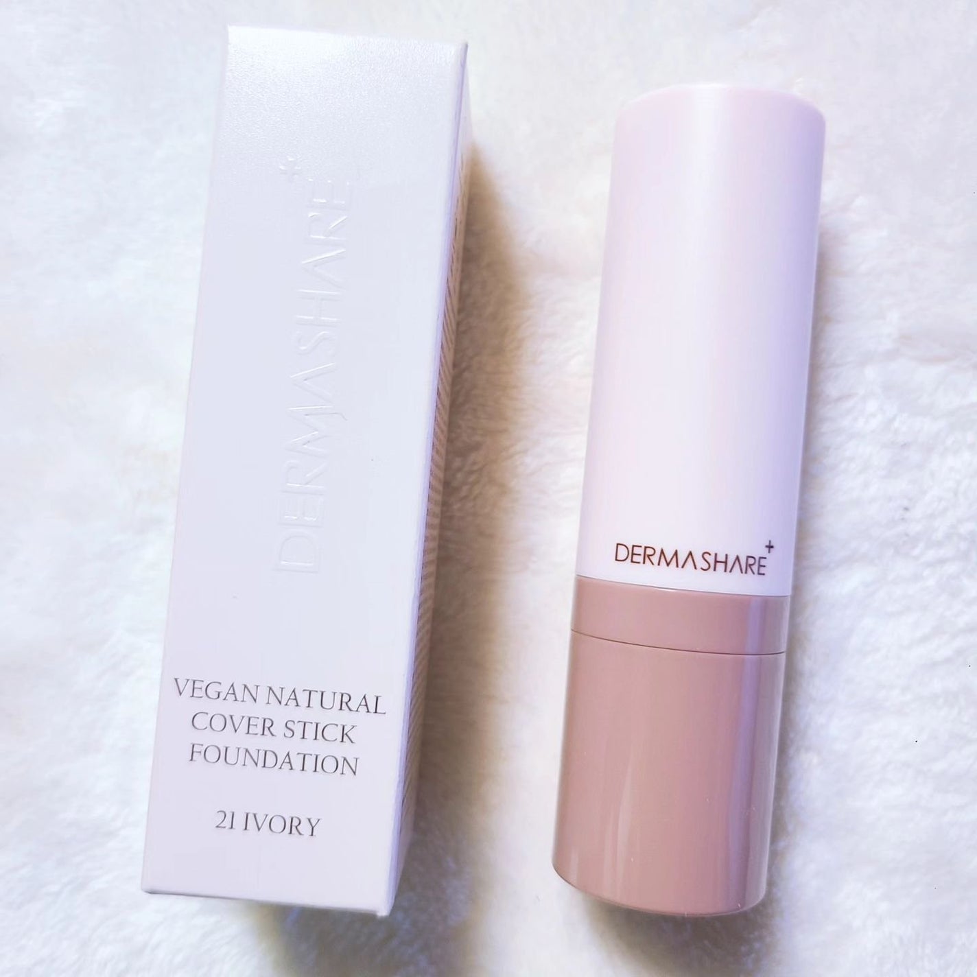 ヴィーガンナチュラルカバースティックファンデーション/DERMASHARE/その他ファンデーションを使ったクチコミ(2枚目)