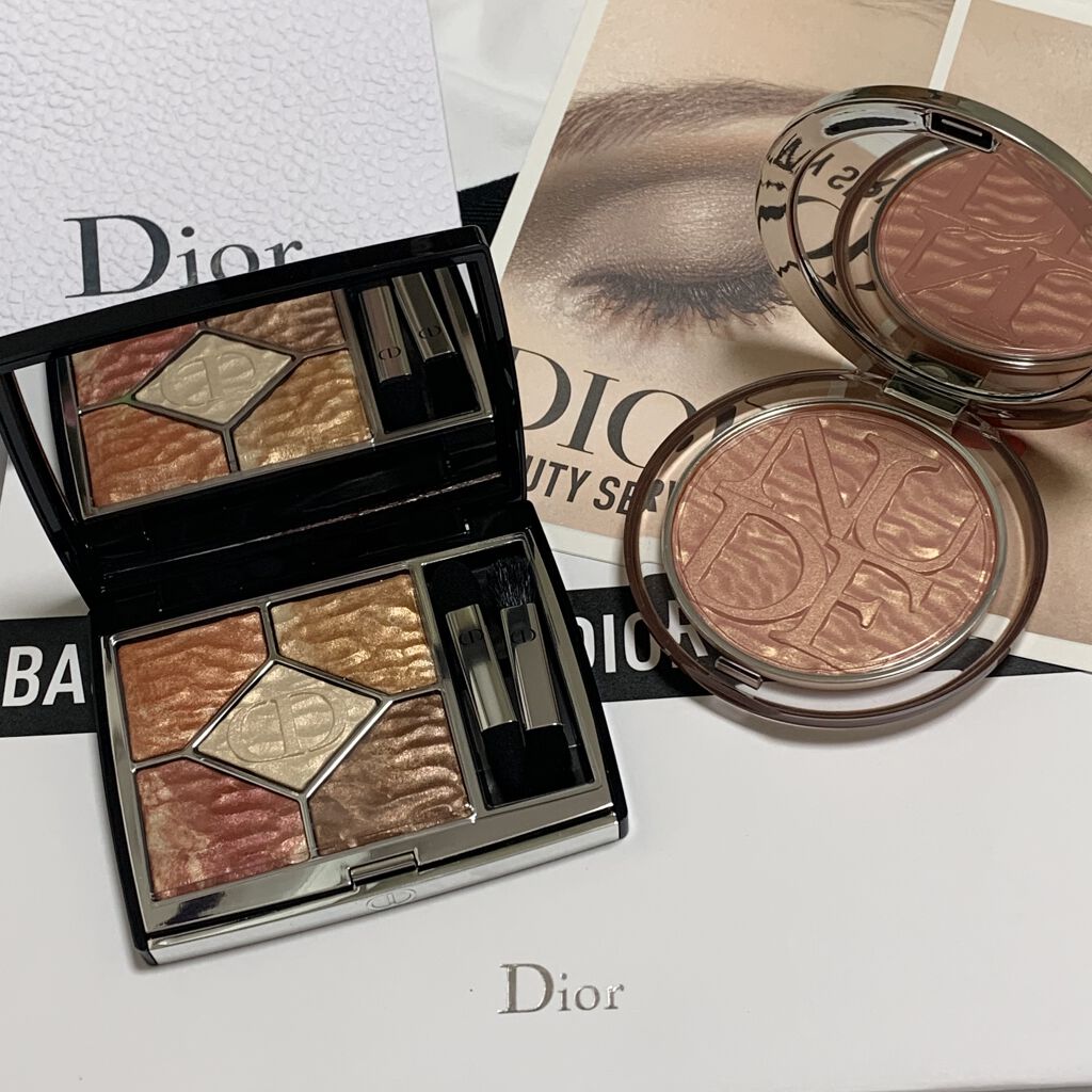 ディオールスキン ミネラル ヌード ルミナイザー パウダー ＜サマー デューン＞ 002 ピーチ デューン（生産終了）/Dior/プレストパウダーを使ったクチコミ（1枚目）