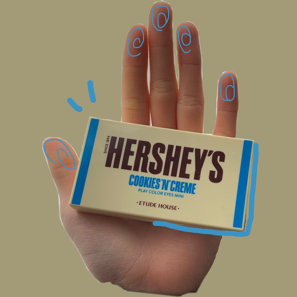 ハーシー プレイカラーアイズミニ/ETUDE/アイシャドウパレットを使ったクチコミ(3枚目)