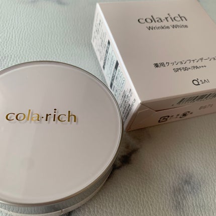 リンクルホワイトクッションファンデーション/コラリッチ/クッションファンデーションを使ったクチコミ(2枚目)