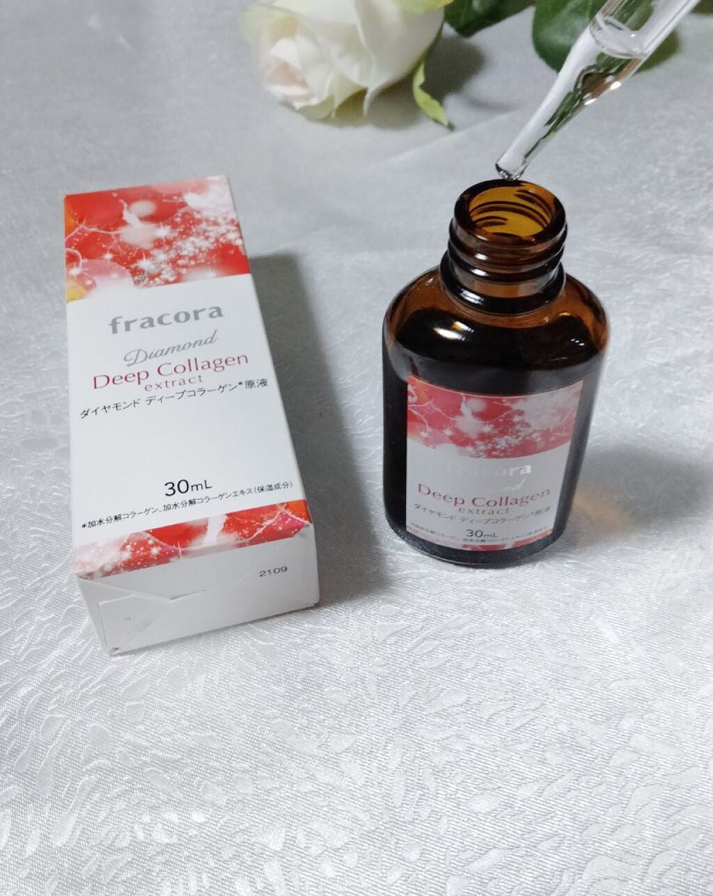 ダイヤモンド ディープコラーゲン原液/fracora/美容液を使ったクチコミ(6枚目)