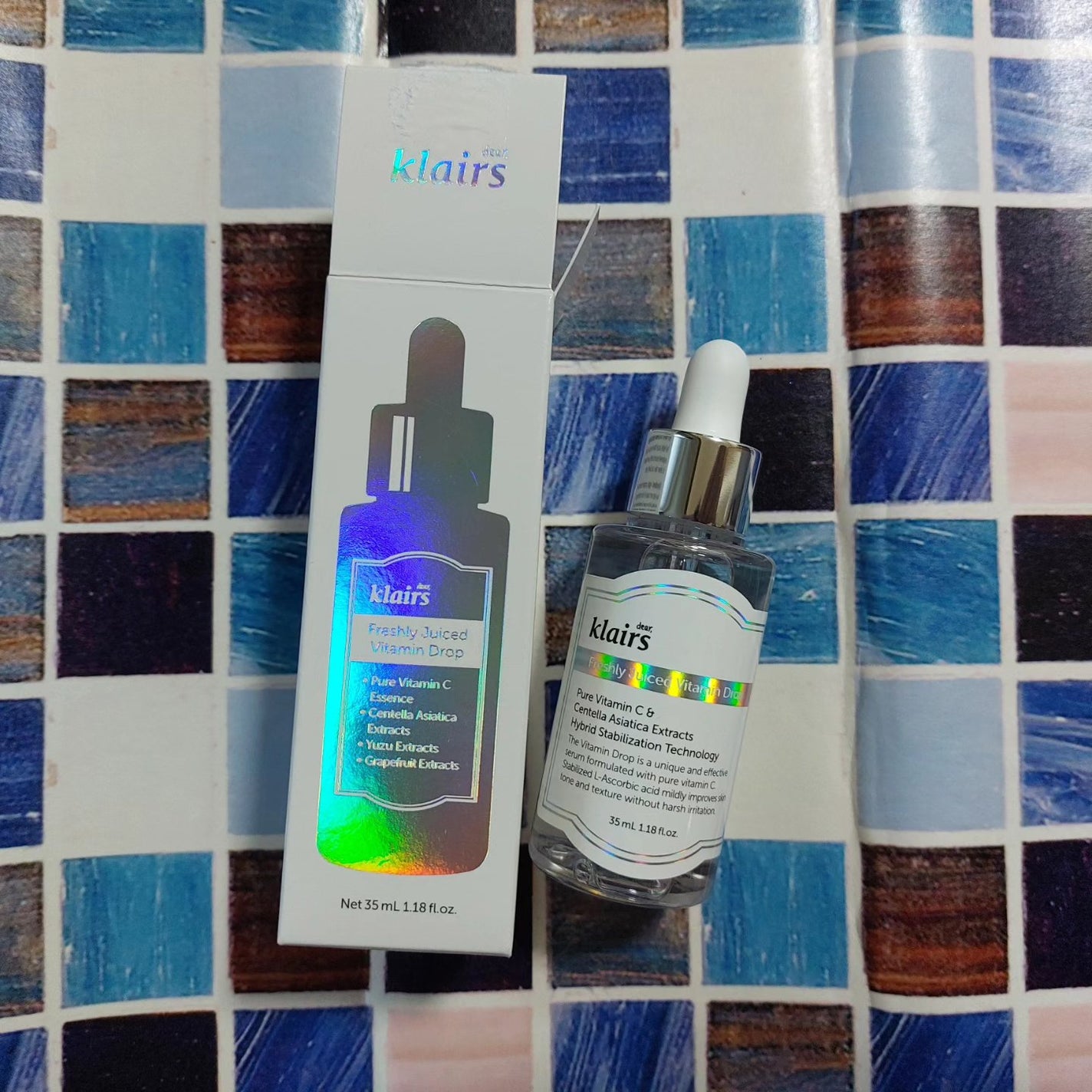 フレッシュリージュースドビタミンドロップ(35ml)/Klairs/美容液を使ったクチコミ(4枚目)
