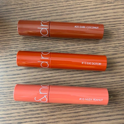 ジューシーラスティングティント/rom&nd/リップティントを使ったクチコミ(1枚目)