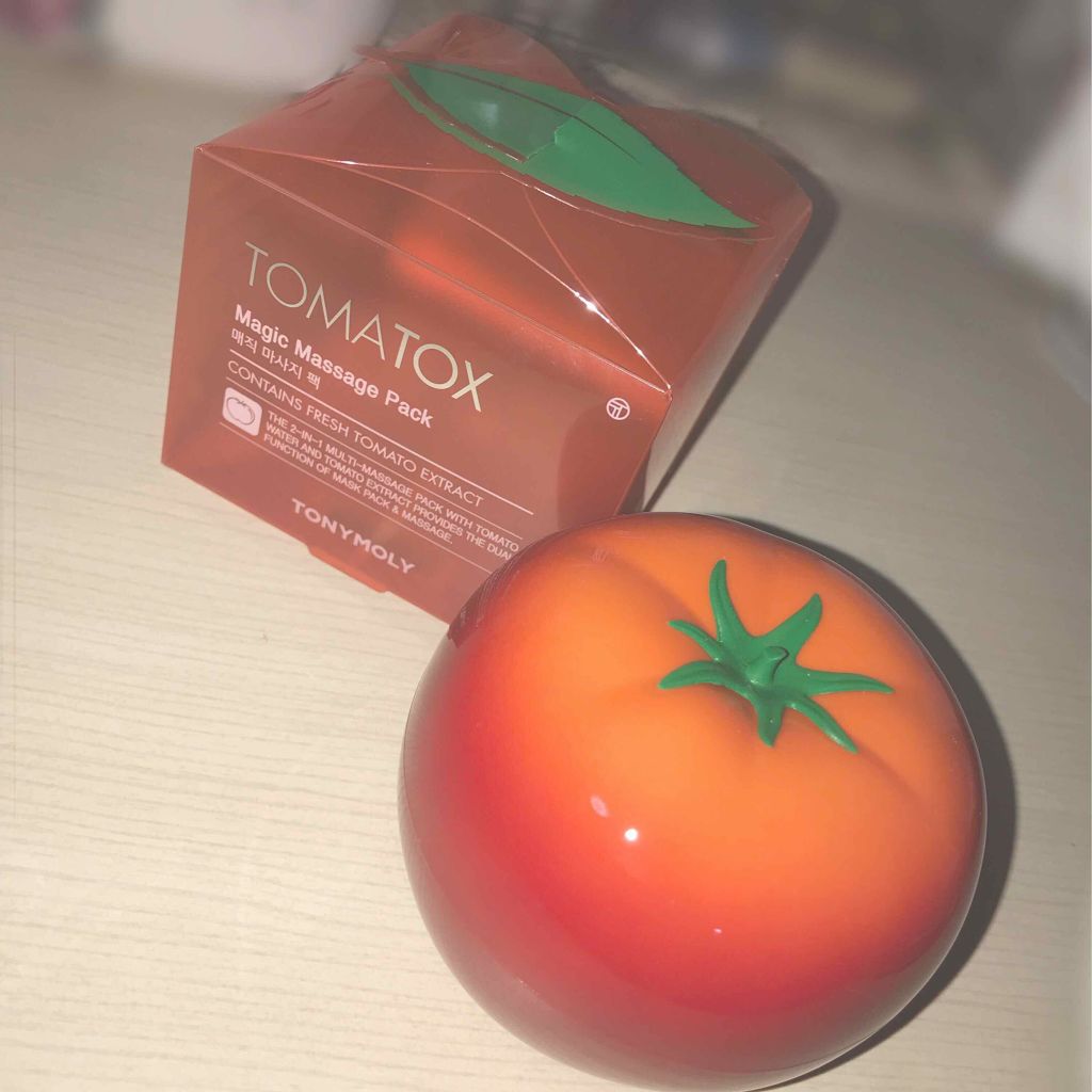 トマトックス マジックホワイトマッサージパック/TONYMOLY/洗い流すパック・マスクを使ったクチコミ（1枚目）
