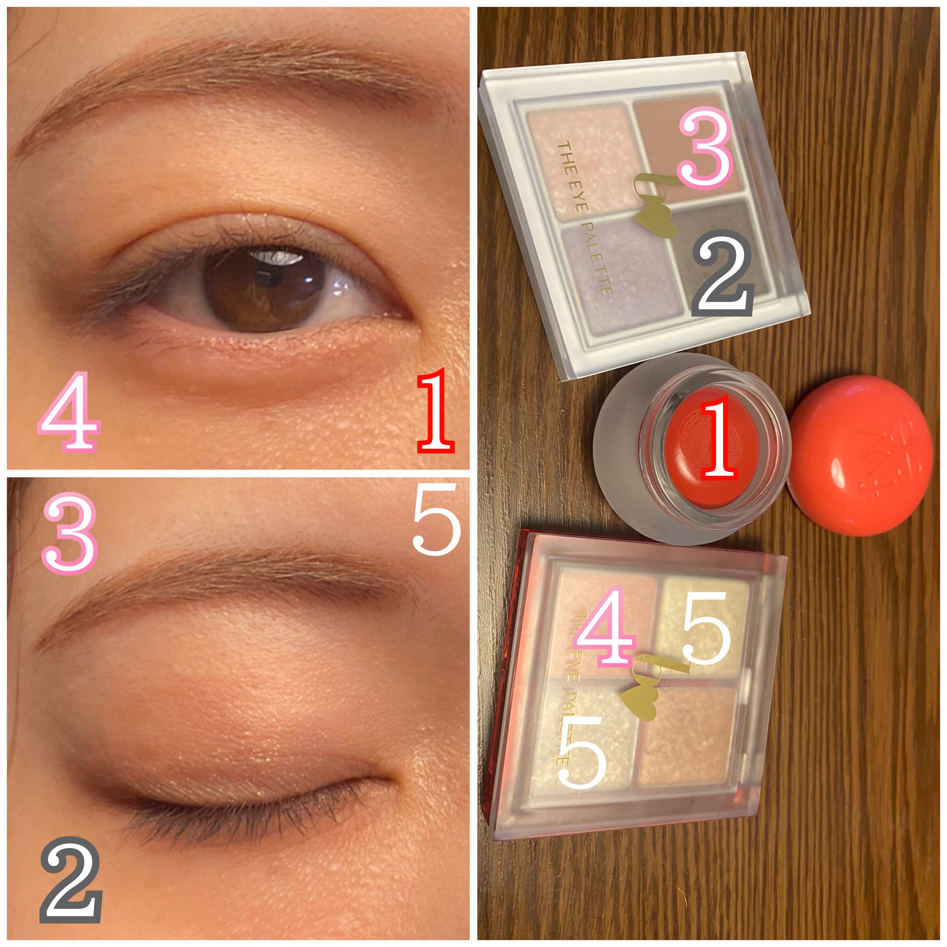 THE アイパレR/b idol/アイシャドウパレットを使ったクチコミ（2枚目）