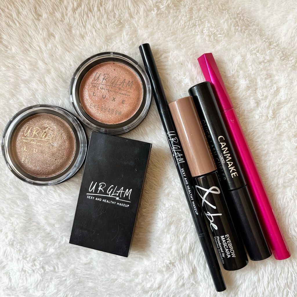 UR GLAM LUXE　SOFT EYESHADOW ブラウン/U R GLAM/ジェル・クリームアイシャドウを使ったクチコミ（2枚目）