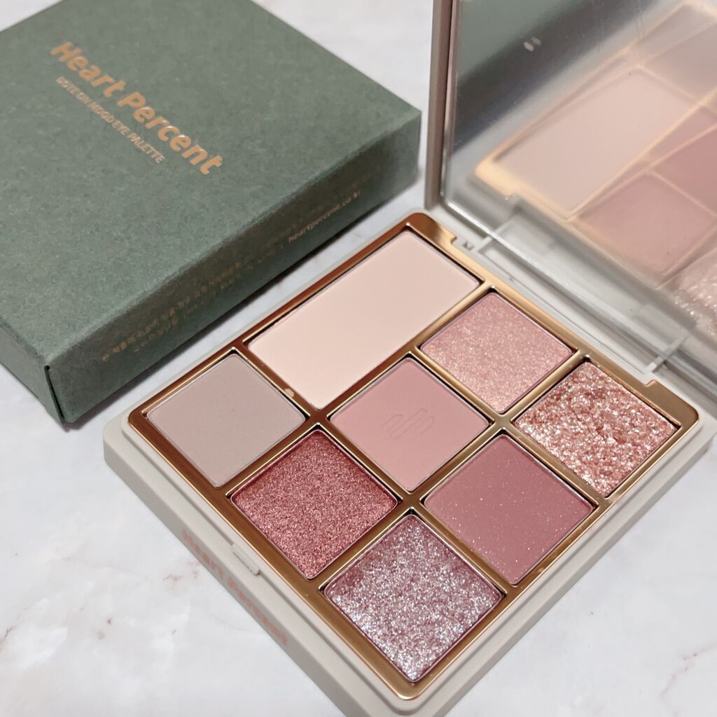 ドットオンムードアイパレット/Heart Percent/アイシャドウパレットを使ったクチコミ（1枚目）