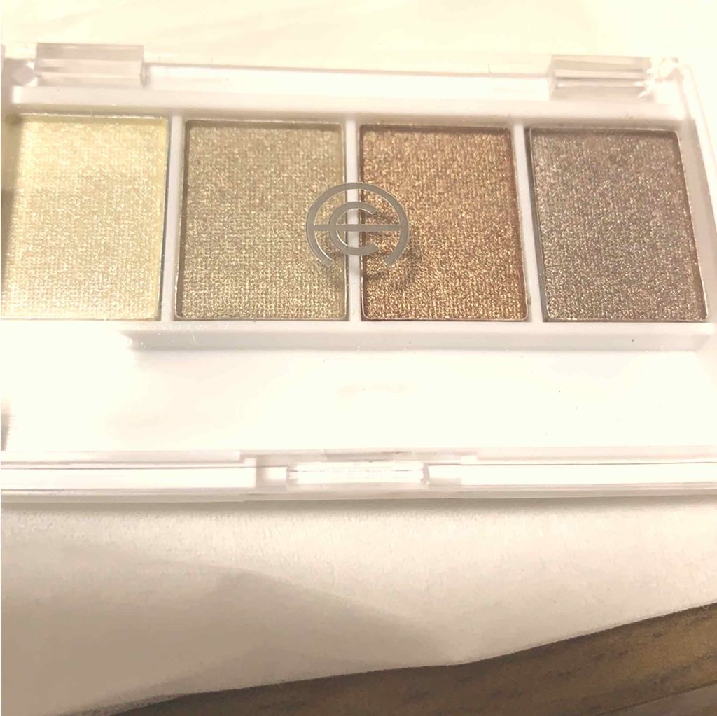 エルファー グリッターアイシャドウ/DAISO/アイシャドウパレットを使ったクチコミ（3枚目）