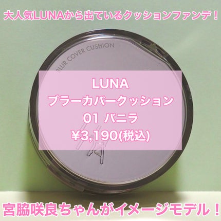 ブラーカバークッション/LUNA/クッションファンデーションを使ったクチコミ(2枚目)