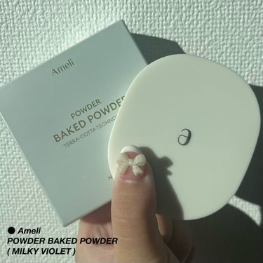 BACKED POWDER 003ミルキーバイオレット/Ameli/プレストパウダーを使ったクチコミ（1枚目）