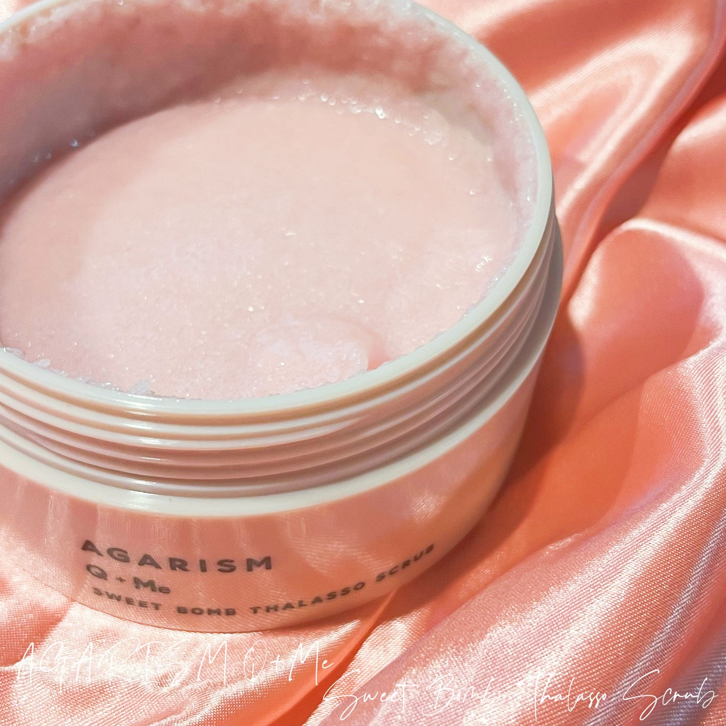Q+Me スウィート ボム タラソ スクラブ/AGARISM/バスト・ヒップケアを使ったクチコミ(4枚目)