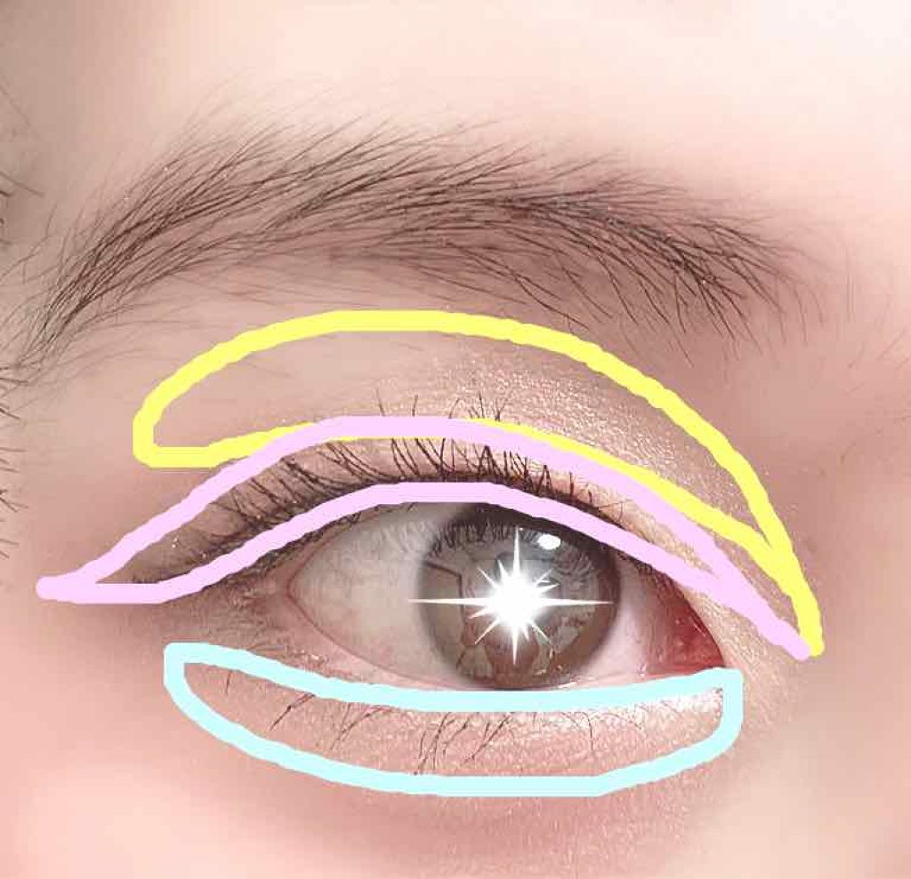 30colorseyeshadowpalette Dolly Angelを使った一重メイクのやり方 メイク写真ももです 今回はtwiceダヒ By もも Lips