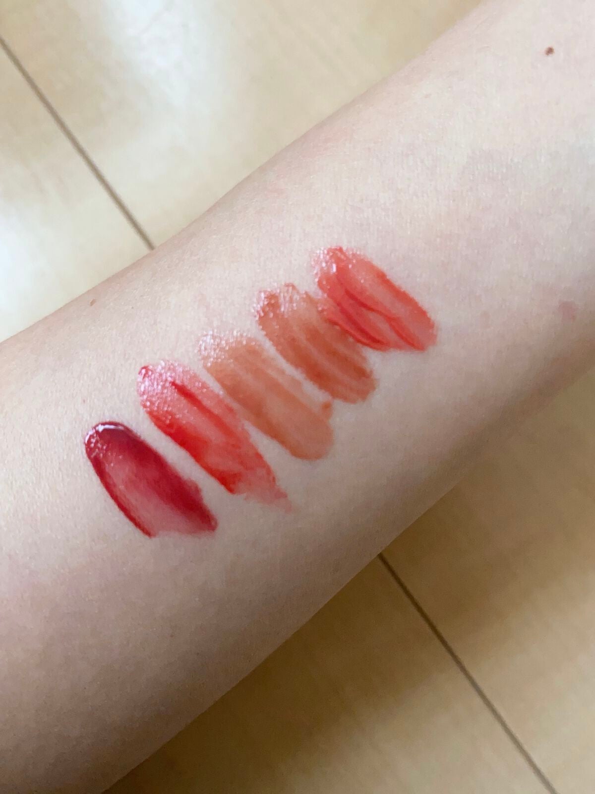 ジューシーラスティングティント/rom&nd/リップティントを使ったクチコミ(2枚目)