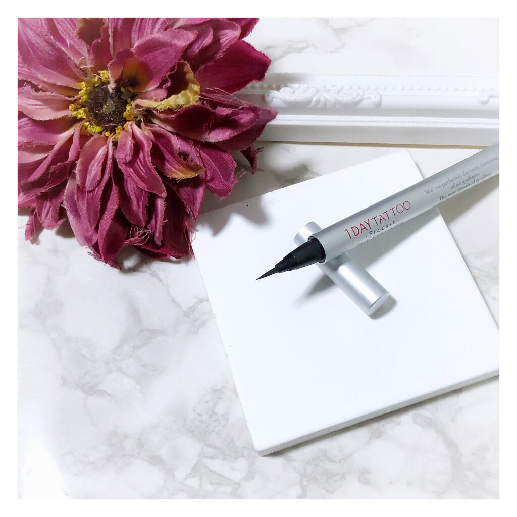 1DAY TATTOO プロキャスト ザ・アイライナー/K-パレット/リキッドアイライナーを使ったクチコミ（2枚目）