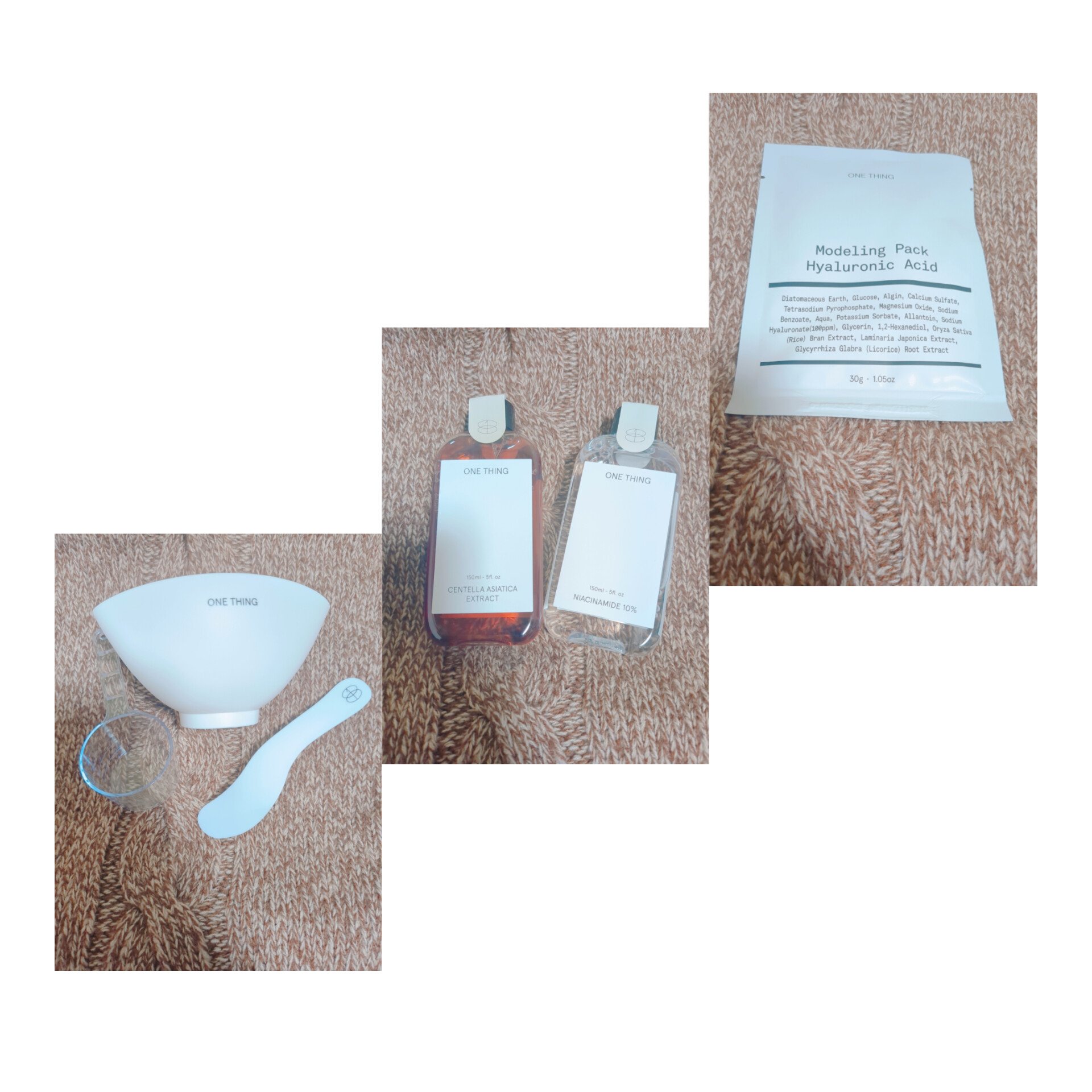 モデリングパック ヒアルロン酸 /ONE THING/洗い流すパック・マスクを使ったクチコミ（2枚目）