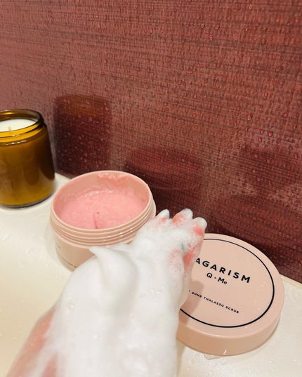 Q+Me スウィート ボム タラソ スクラブ/AGARISM/バストケア・ヒップケアを使ったクチコミ(4枚目)
