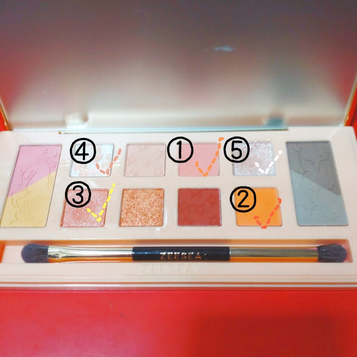 ZEESEA「ファンタジーパーク」12色アイシャドウパレット/ZEESEA/アイシャドウパレットを使ったクチコミ(2枚目)