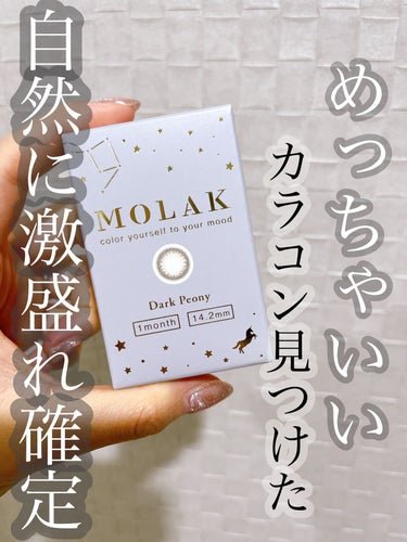 MOLAK 1month/MOLAK/１ヶ月（１MONTH）カラコンを使ったクチコミ（1枚目）