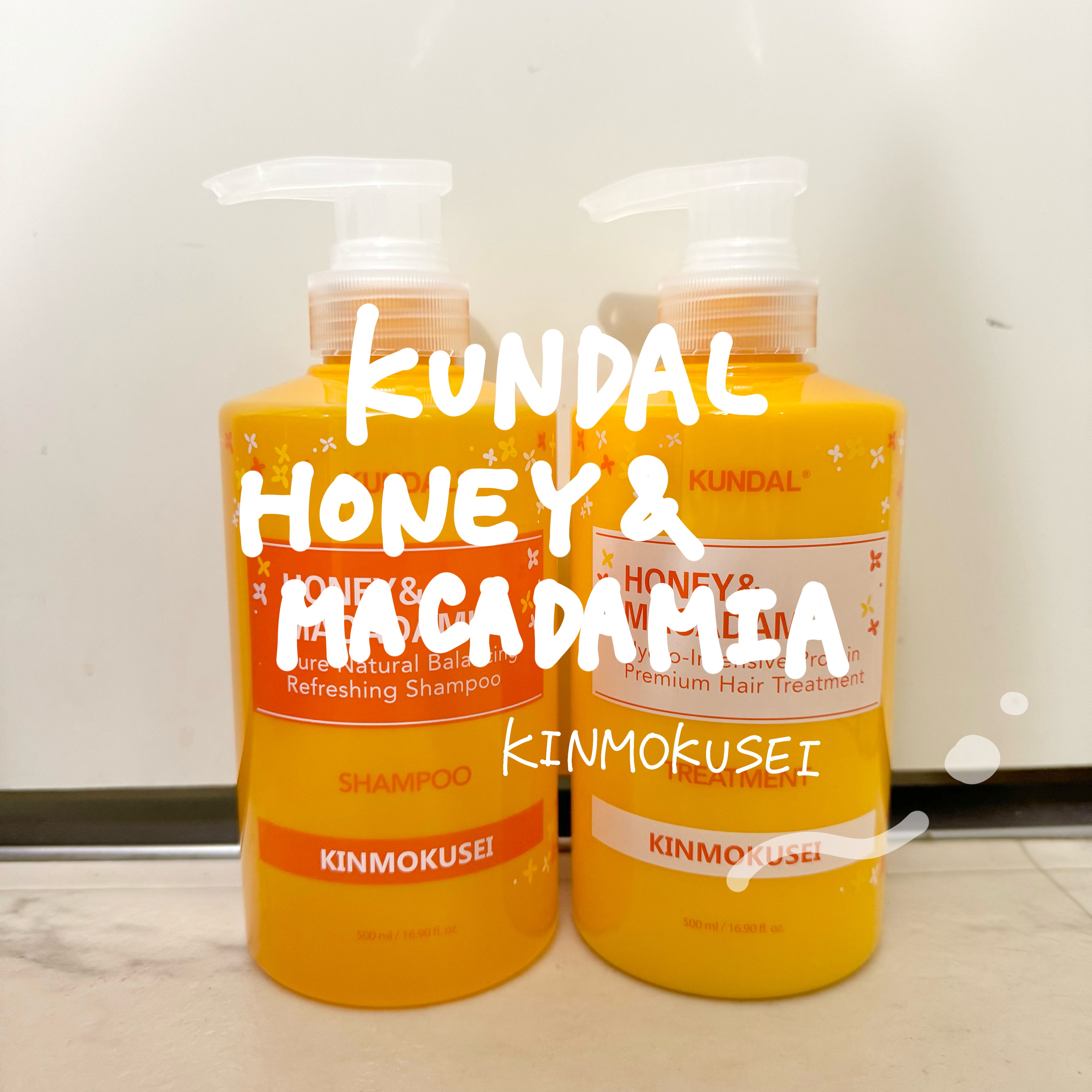 H＆Mシャンプートリートメントセット（キンモクセイの香り）/KUNDAL/市販シャンプーを使ったクチコミ（1枚目）