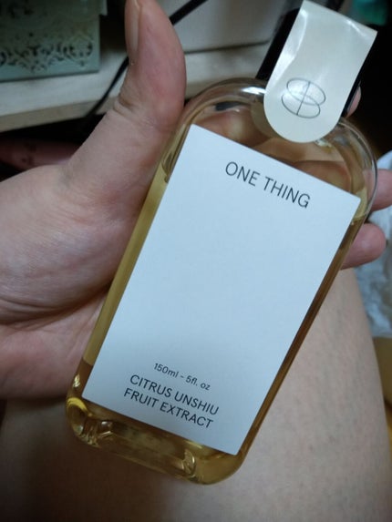 青みかん化粧水/ONE THING/化粧水を使ったクチコミ(2枚目)