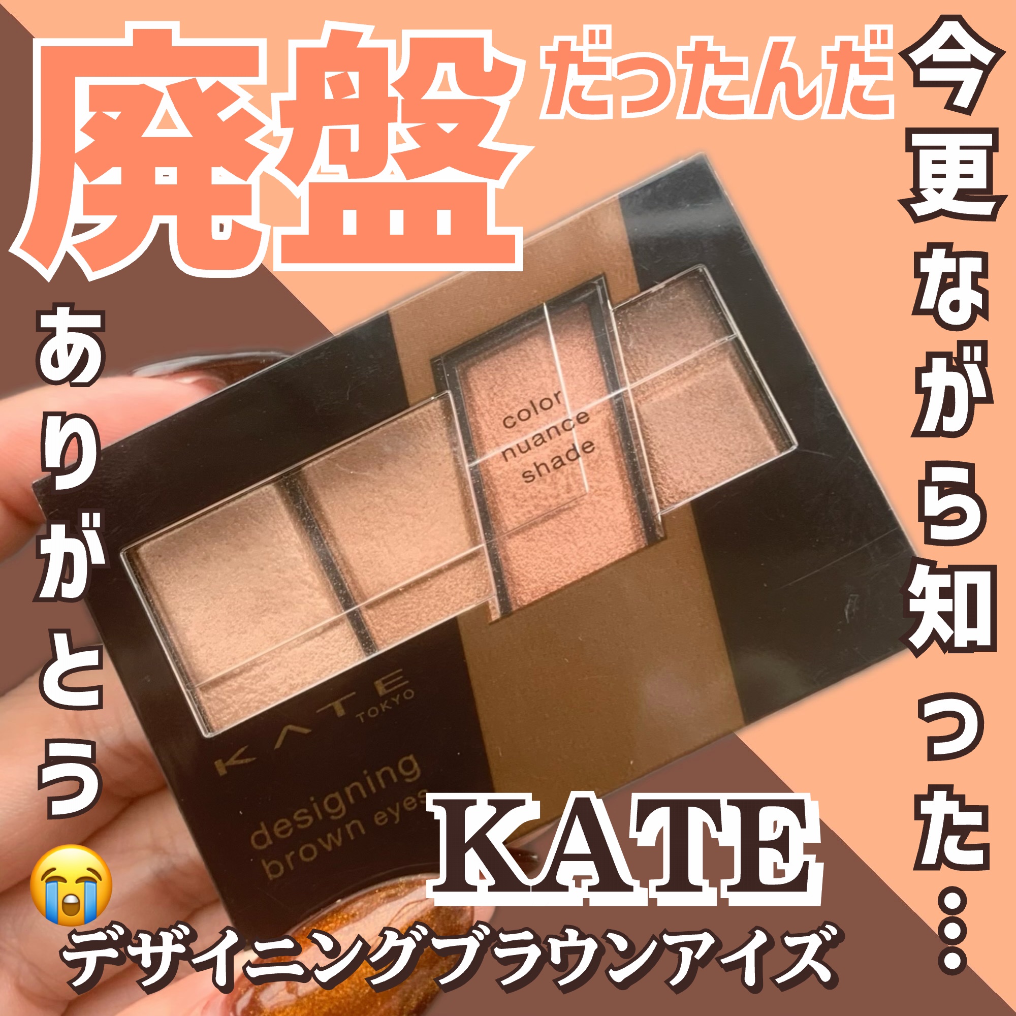 デザイニングブラウンアイズ/KATE/アイシャドウパレットを使ったクチコミ（1枚目）