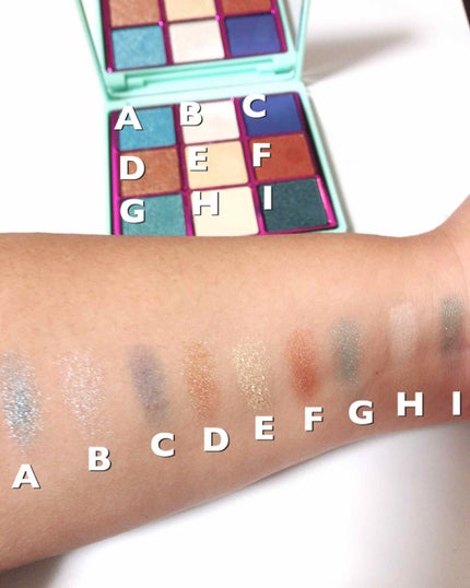 I Heart Revolution Glitter Palette/MAKEUP REVOLUTION/アイシャドウパレットを使ったクチコミ(3枚目)
