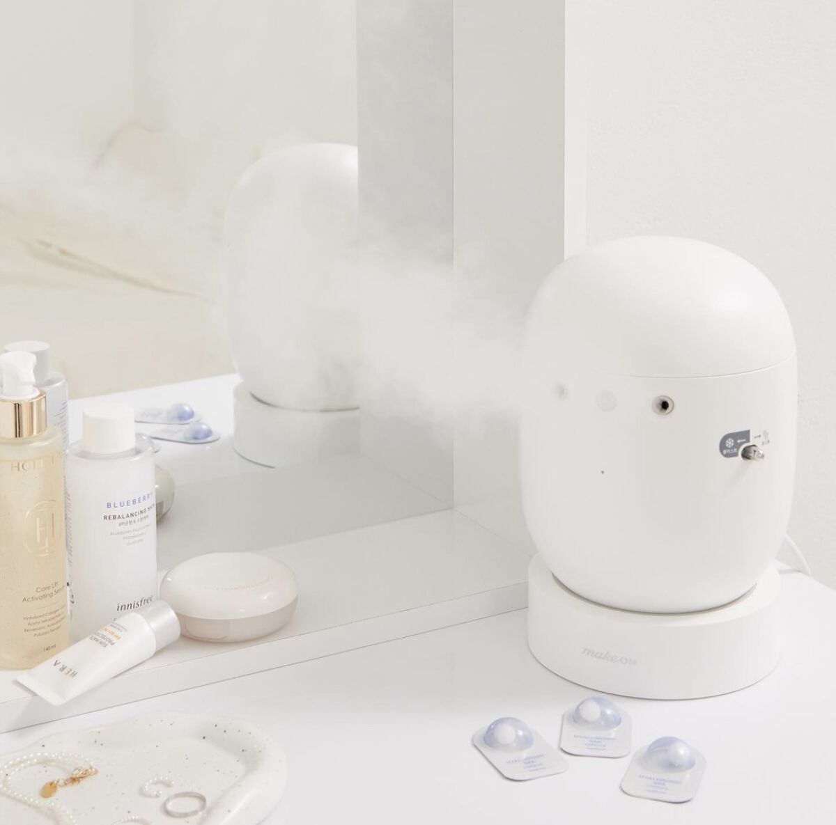 フェイシャルブースティングスパ/Makeon/美顔器・マッサージを使ったクチコミ（2枚目）