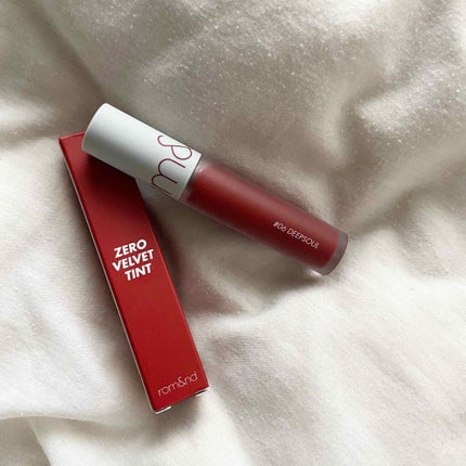 ゼロベルベットティント/rom&nd/リップティントを使ったクチコミ(1枚目)