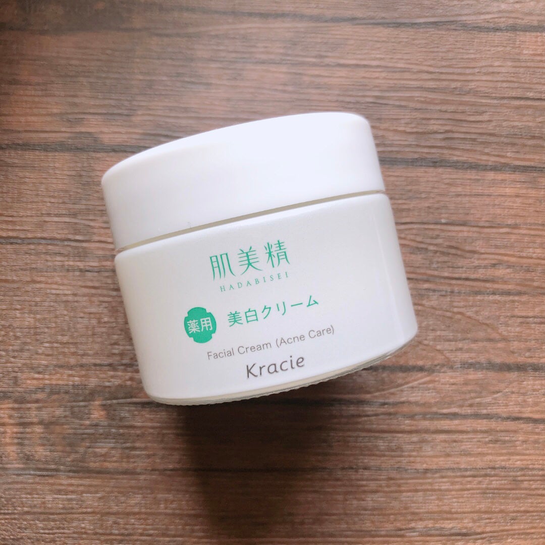 大人のニキビ対策 薬用美白クリーム/肌美精/フェイスクリームを使ったクチコミ(1枚目)